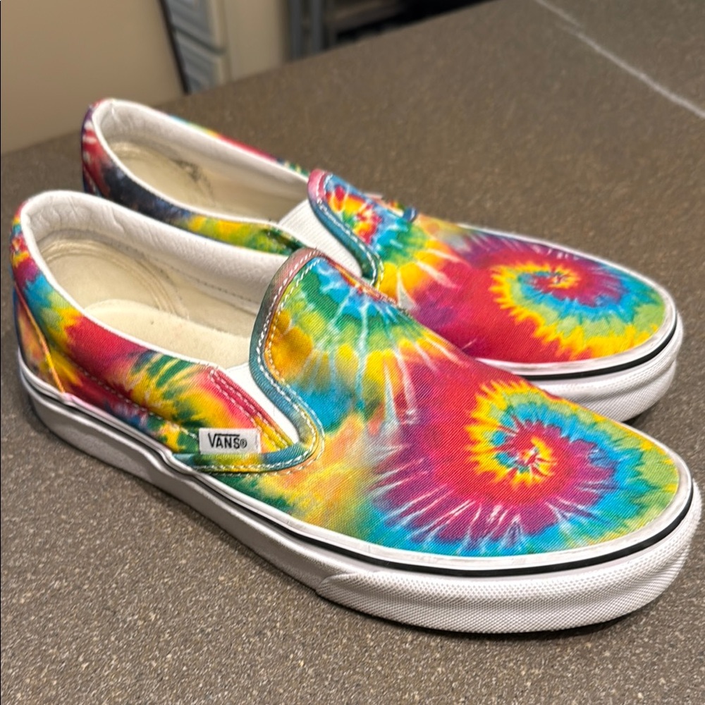 Vans tainbow rainbow tie dye Classic Slip-On